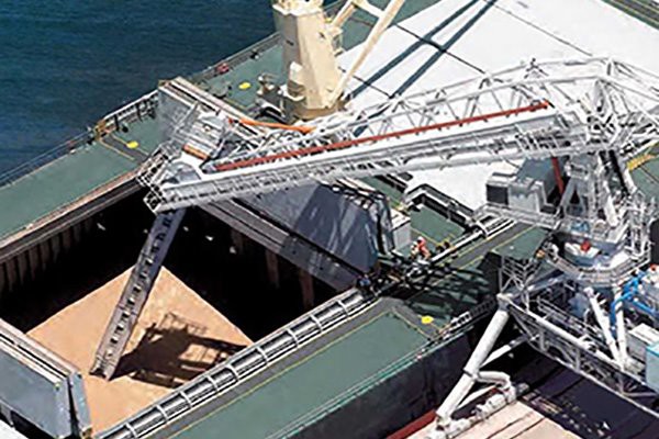 Buried Scraper Type Ship Unloader